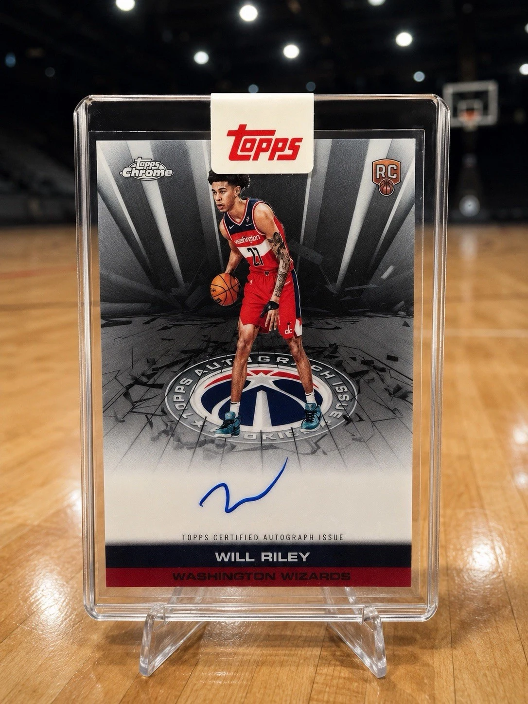 Will Riley 2025 Topps Chrome Basketball card