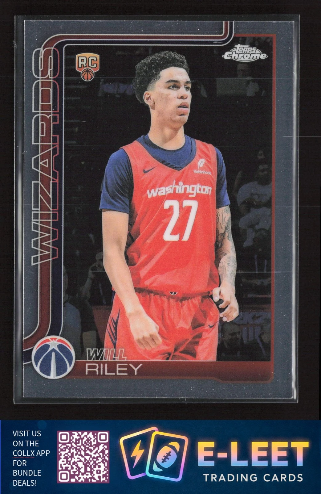 Will Riley 2025-26 Topps Chrome card