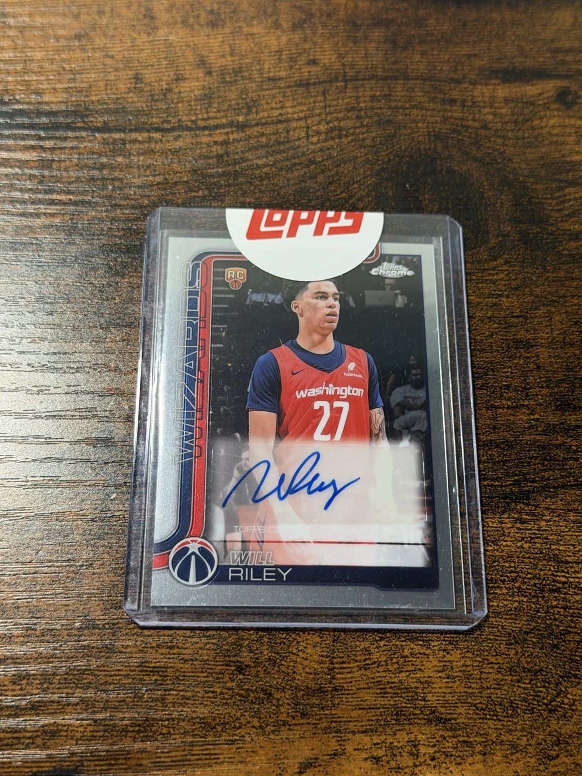 Will Riley 2025 Topps Chrome Basketball card