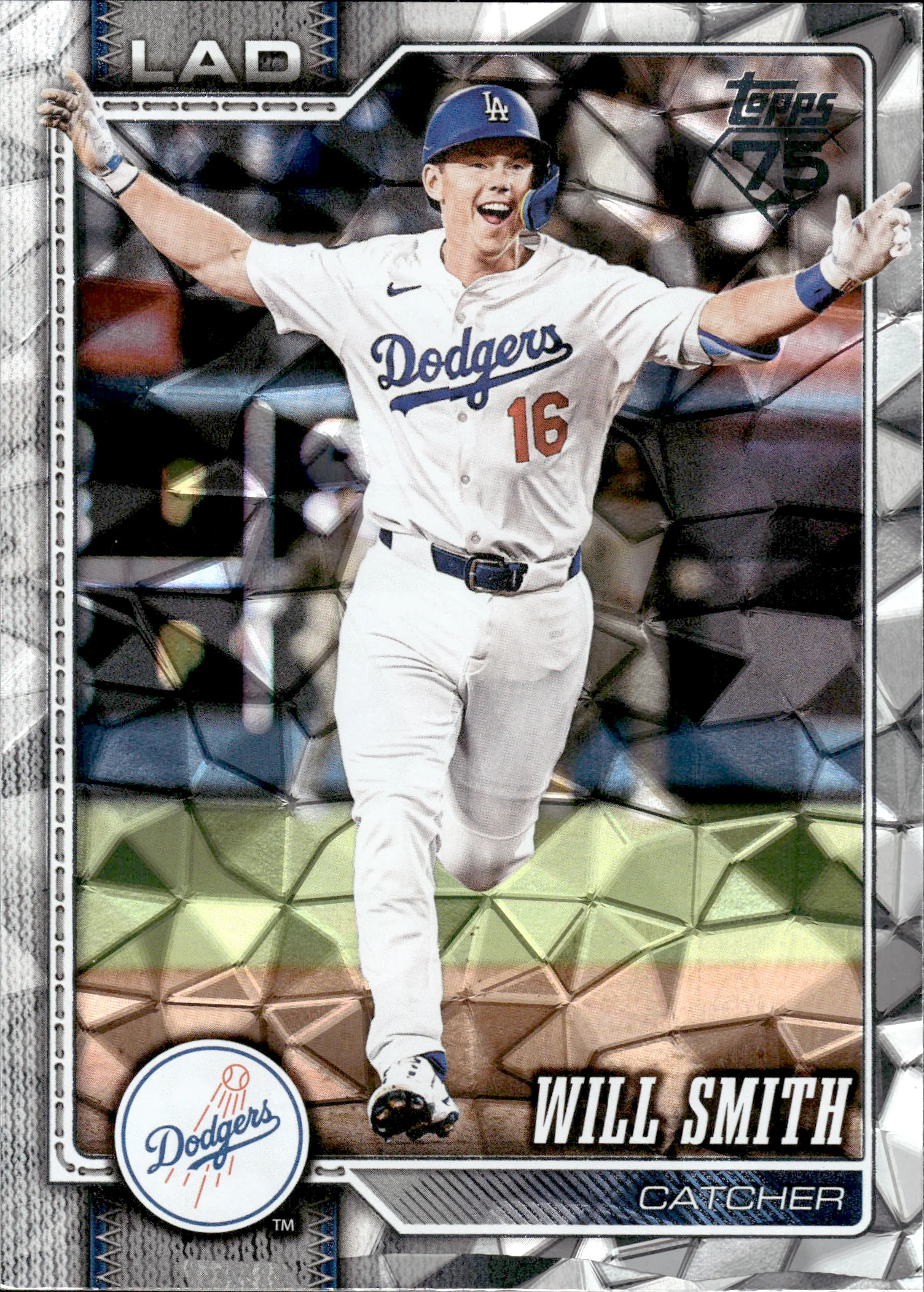 Will Smith #631 Diamonte Foil 2026 Topps Series 2 Baseball baseball card - Front