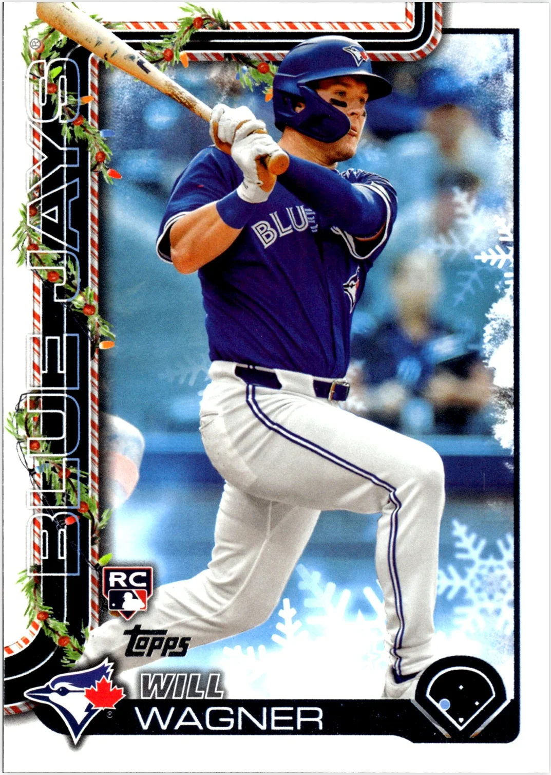 Will Wagner 2025 Topps Holiday #H108 baseball rookie card - Front