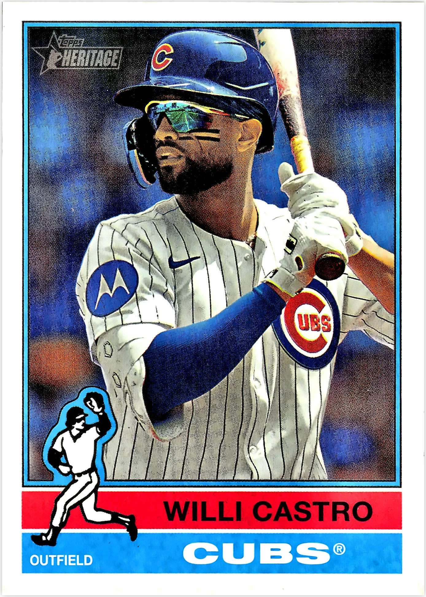 Willi Castro 2025 Topps Heritage #502 baseball card - Front