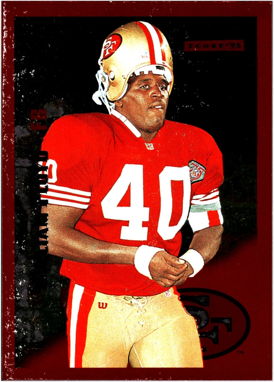 William Floyd 1995 Score #104 football card - Front