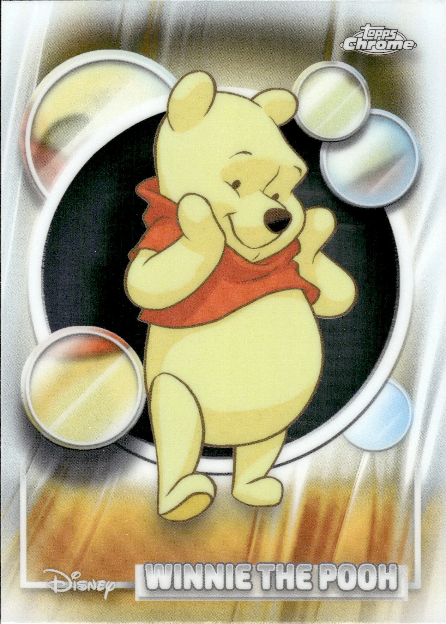 Winnie the Pooh #100 2026 Topps Chrome Disney trading card - Front