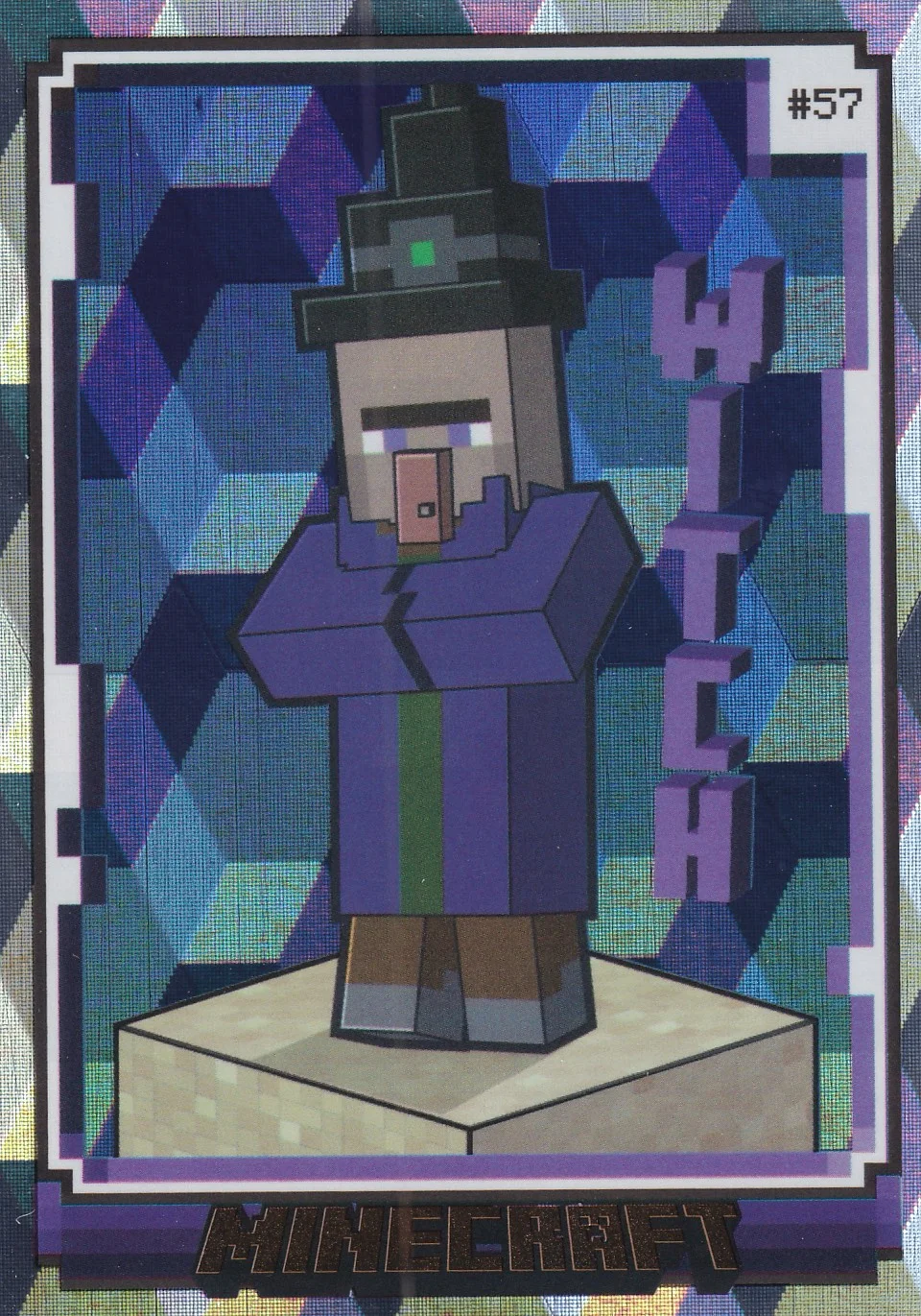 Witch 2024 Panini Minecraft #57 Cubic Parallel trading card - Front