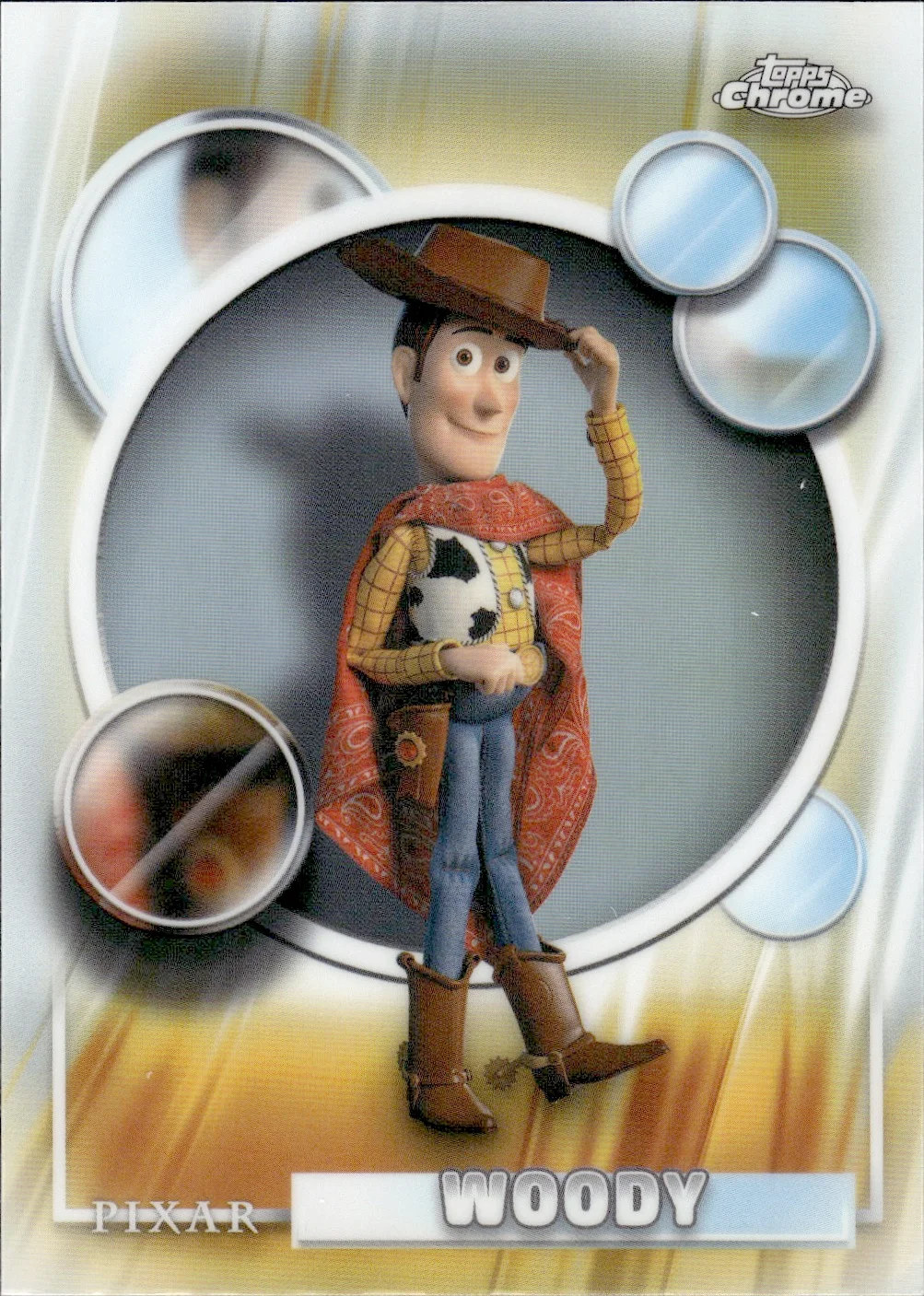 Woody #194 Refractor 2026 Topps Chrome Disney trading card - Front