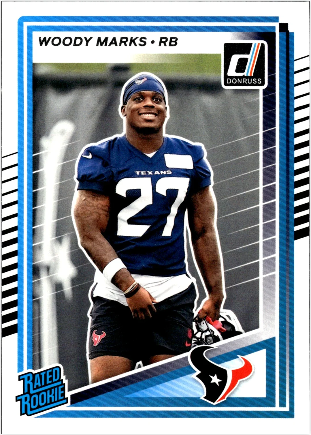 Woody Marks 2025 Donruss #377 Press Proofs Red football rookie card - Front