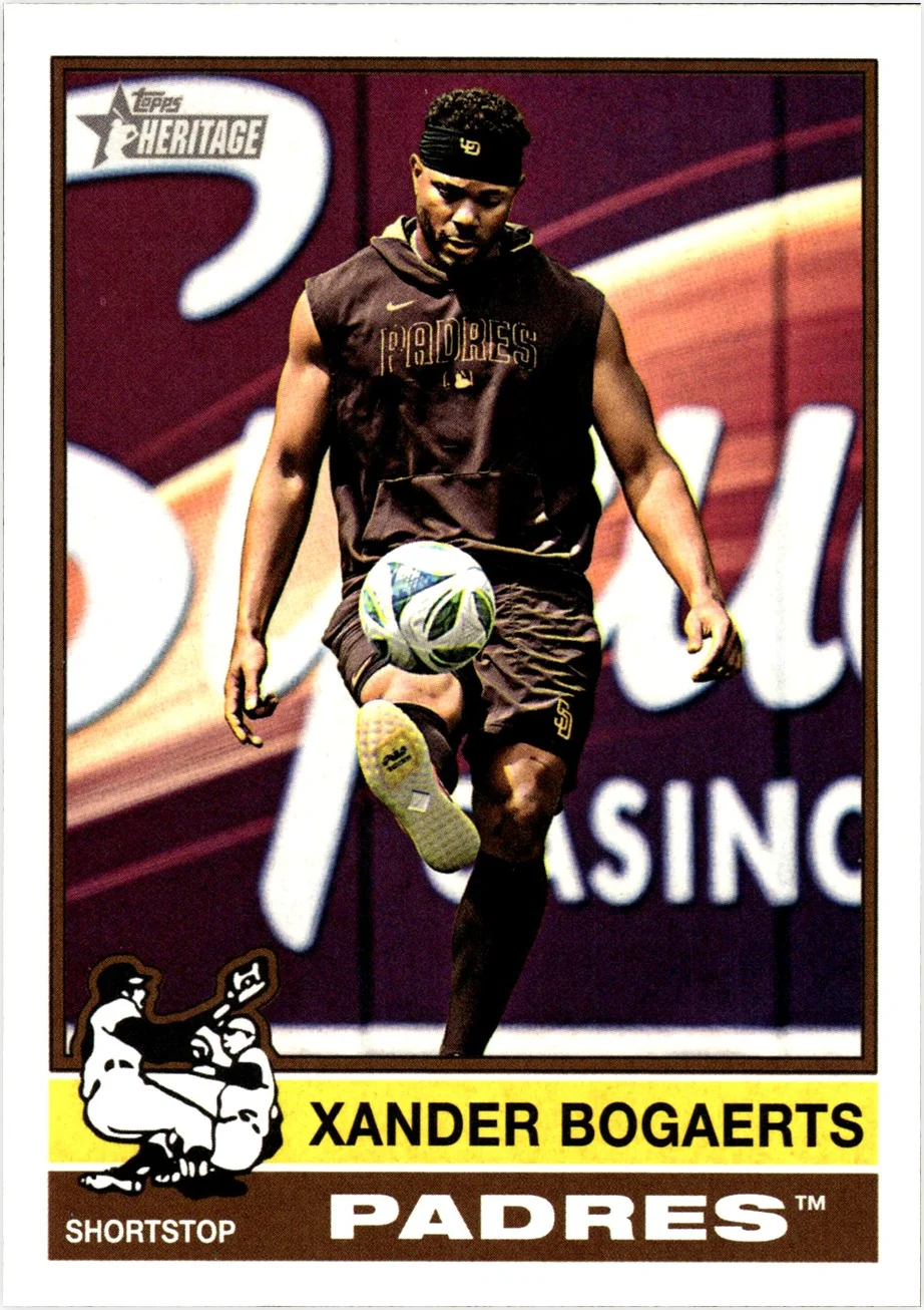 Xander Bogaerts 2025 Topps Heritage #718 baseball card - Front