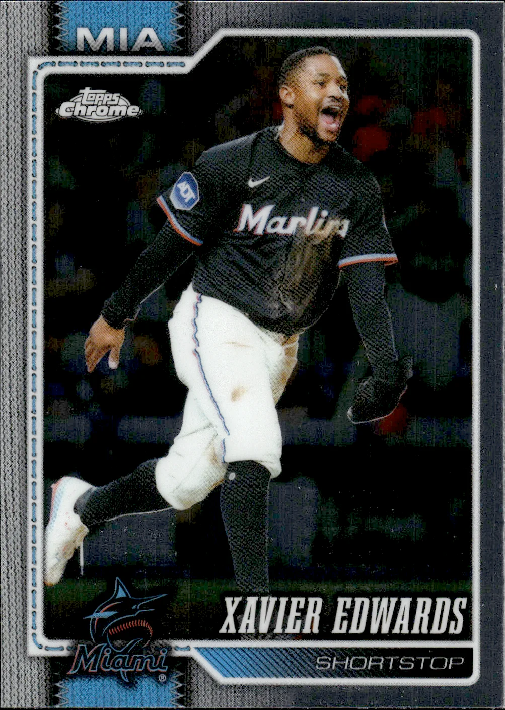 Xavier Edwards #204 2026 Topps Chrome Baseball baseball card - Front