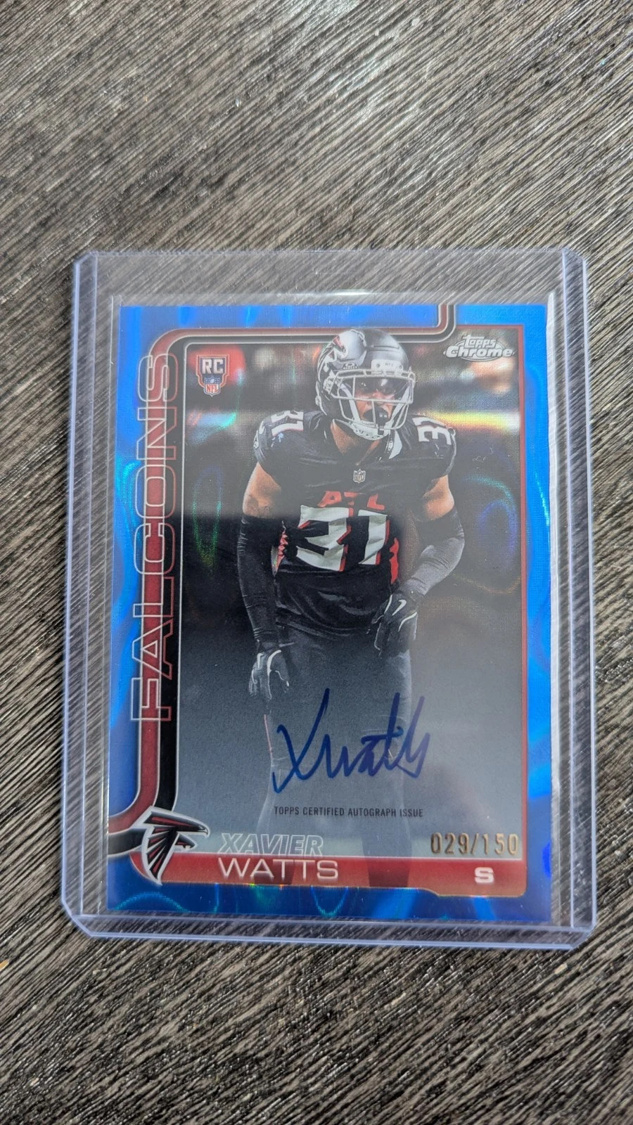 Xavier Watts 2025 Topps Chrome Football card