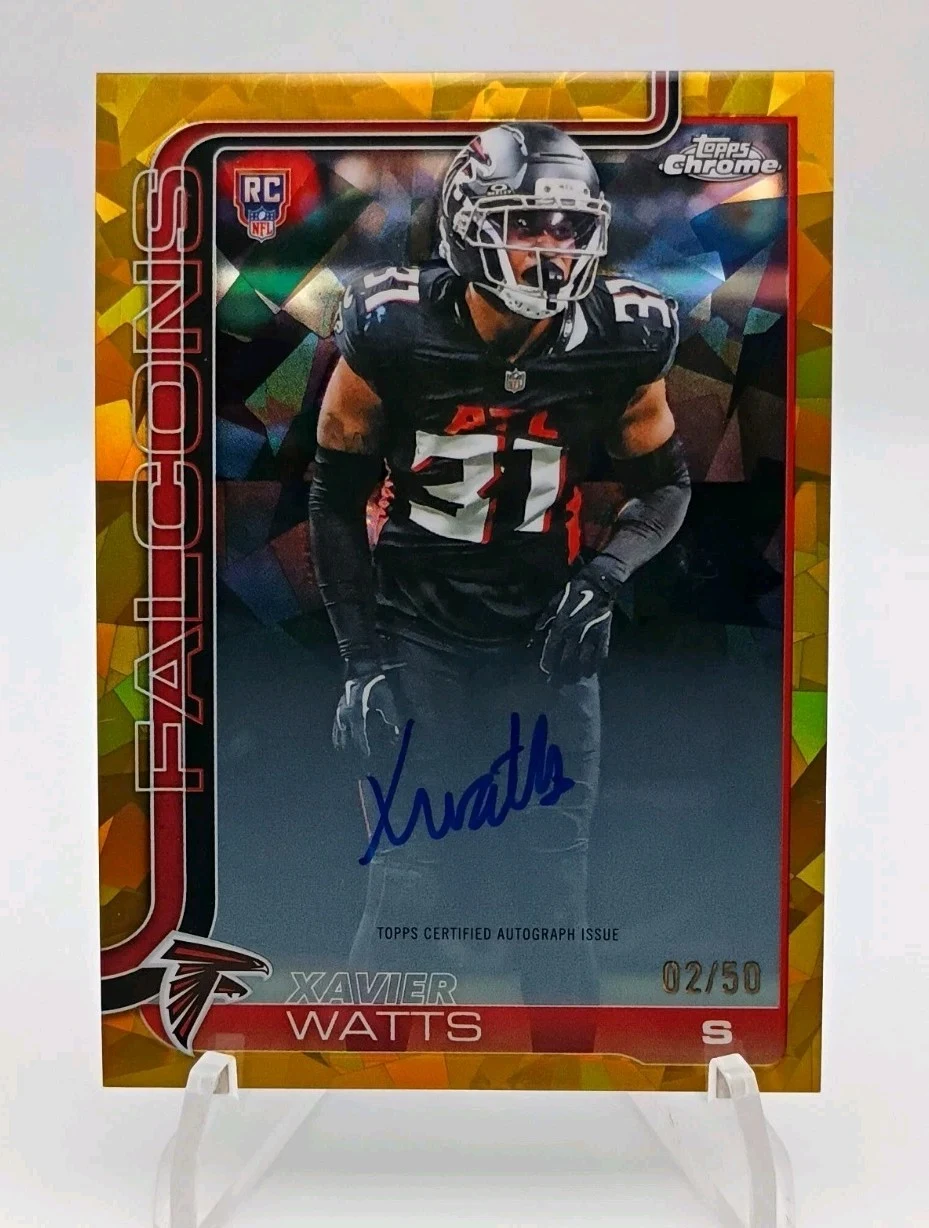 Xavier Watts 2025 Topps Chrome Football card