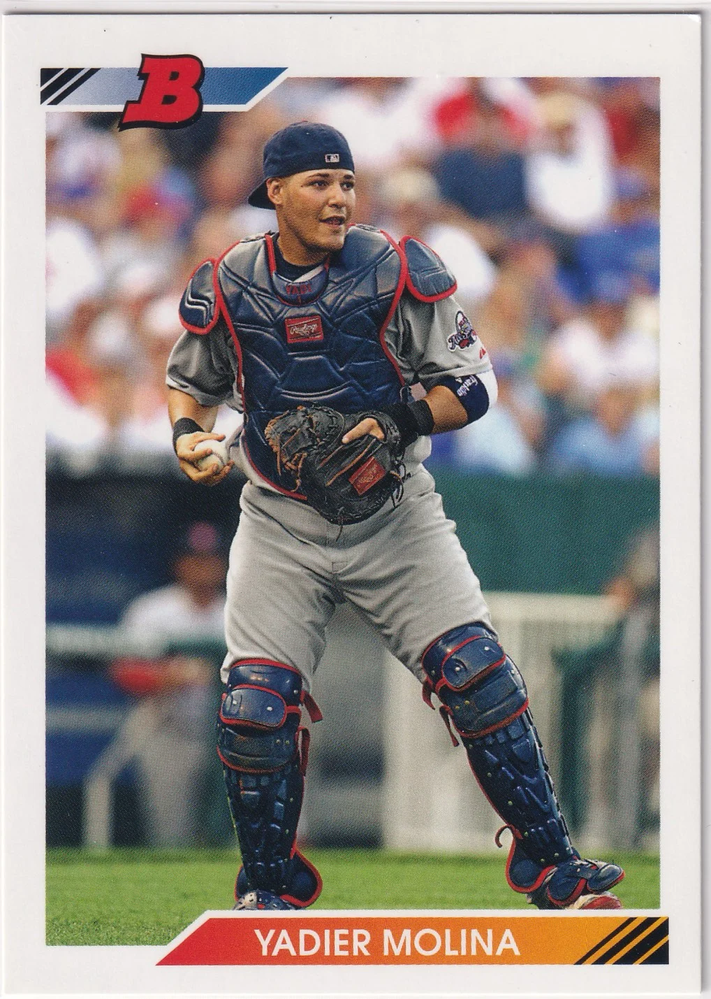 Yadier Molina 2010 Bowman #BT44 1992 Throwbacks baseball card - Front