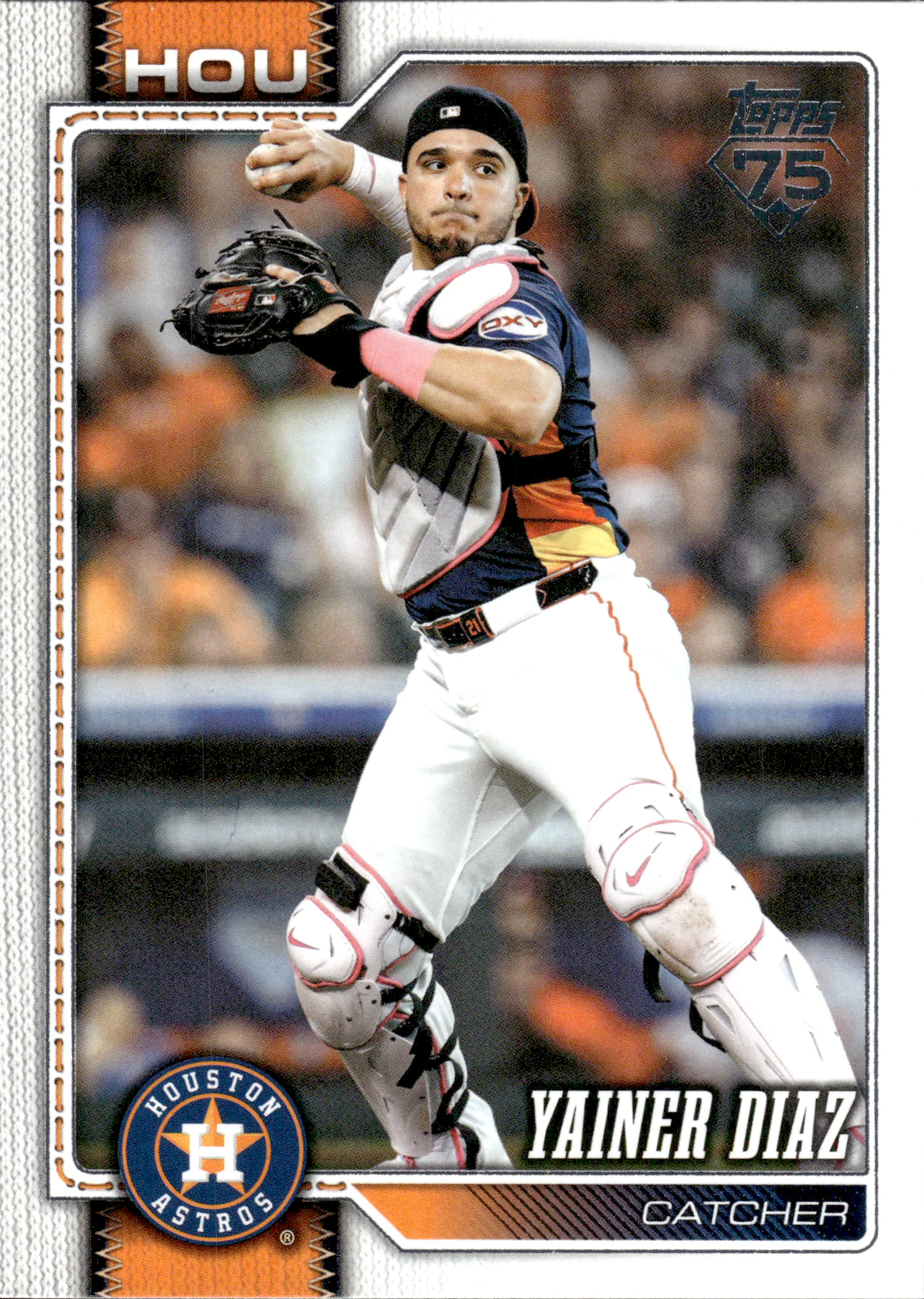 Yainer Diaz #672 2026 Topps Series 2 baseball card - Front