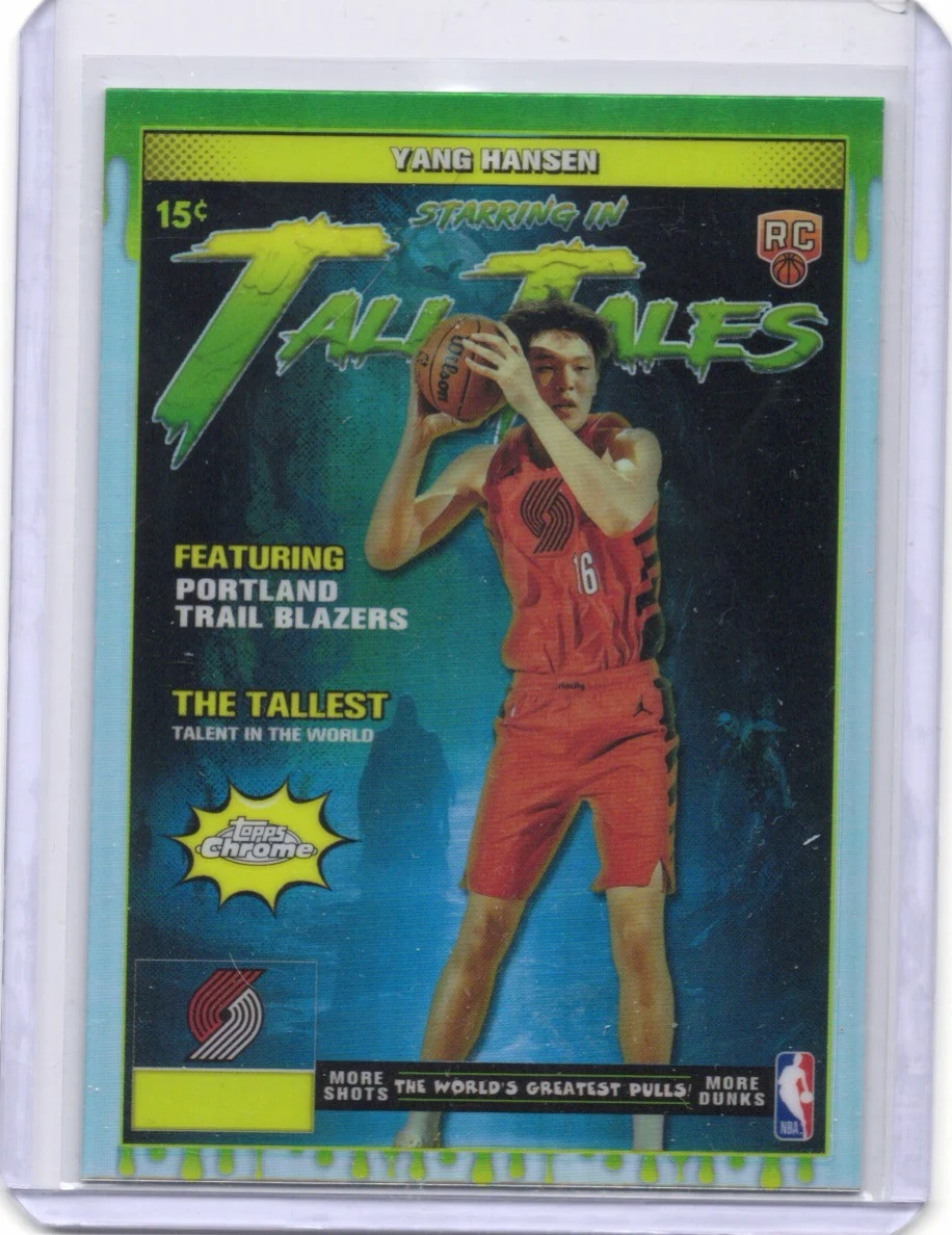 Yang Hansen 2025 Topps Chrome Basketball card