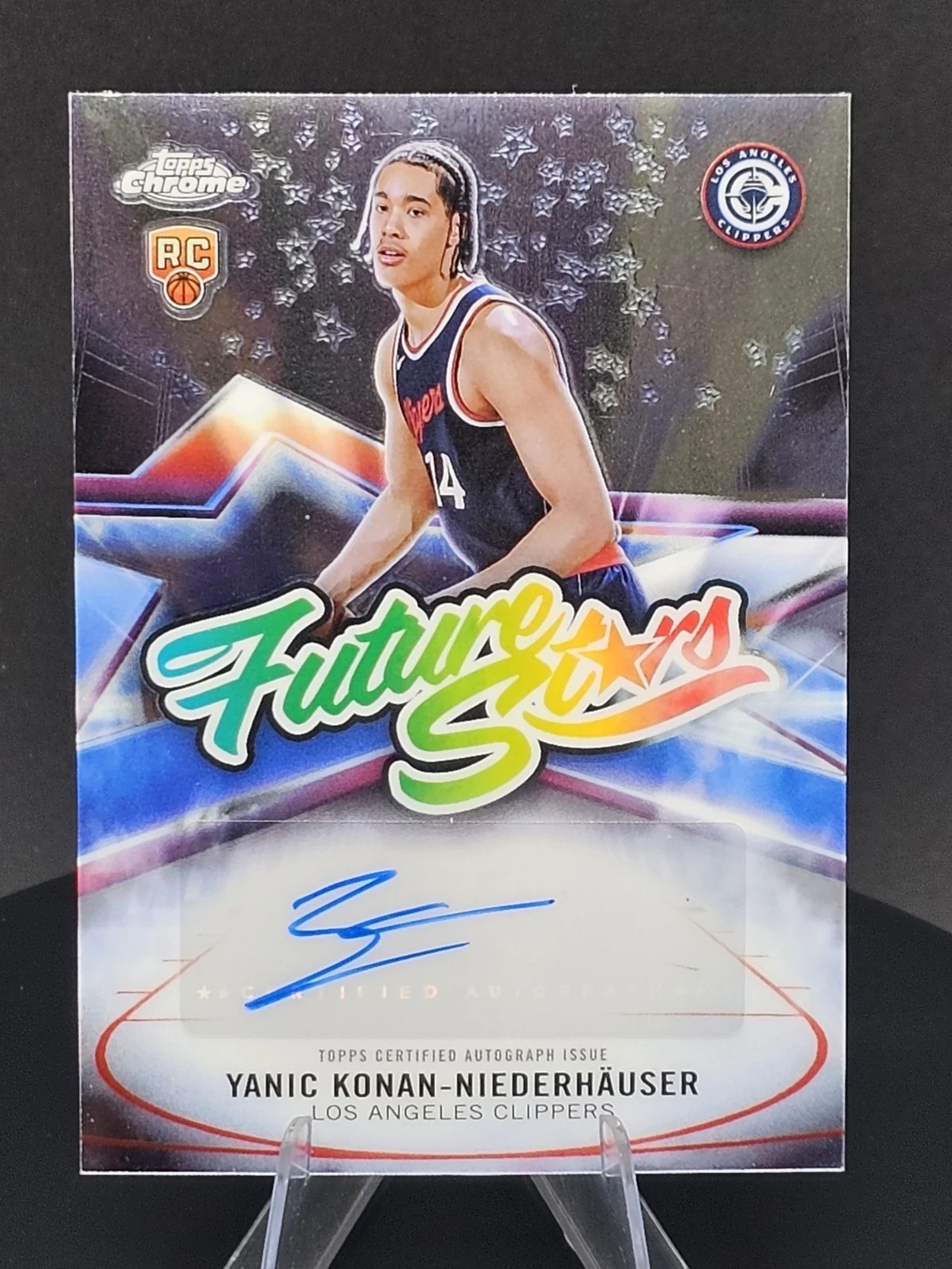 Yanic Konan-Niederhäuser 2025-26 Topps Chrome card