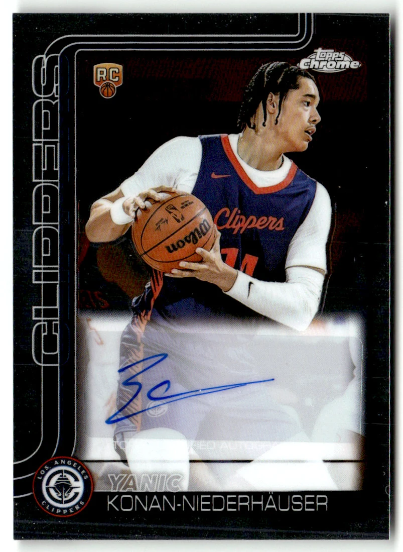 Yanic Konan-Niederhäuser 2025-26 Topps Chrome card