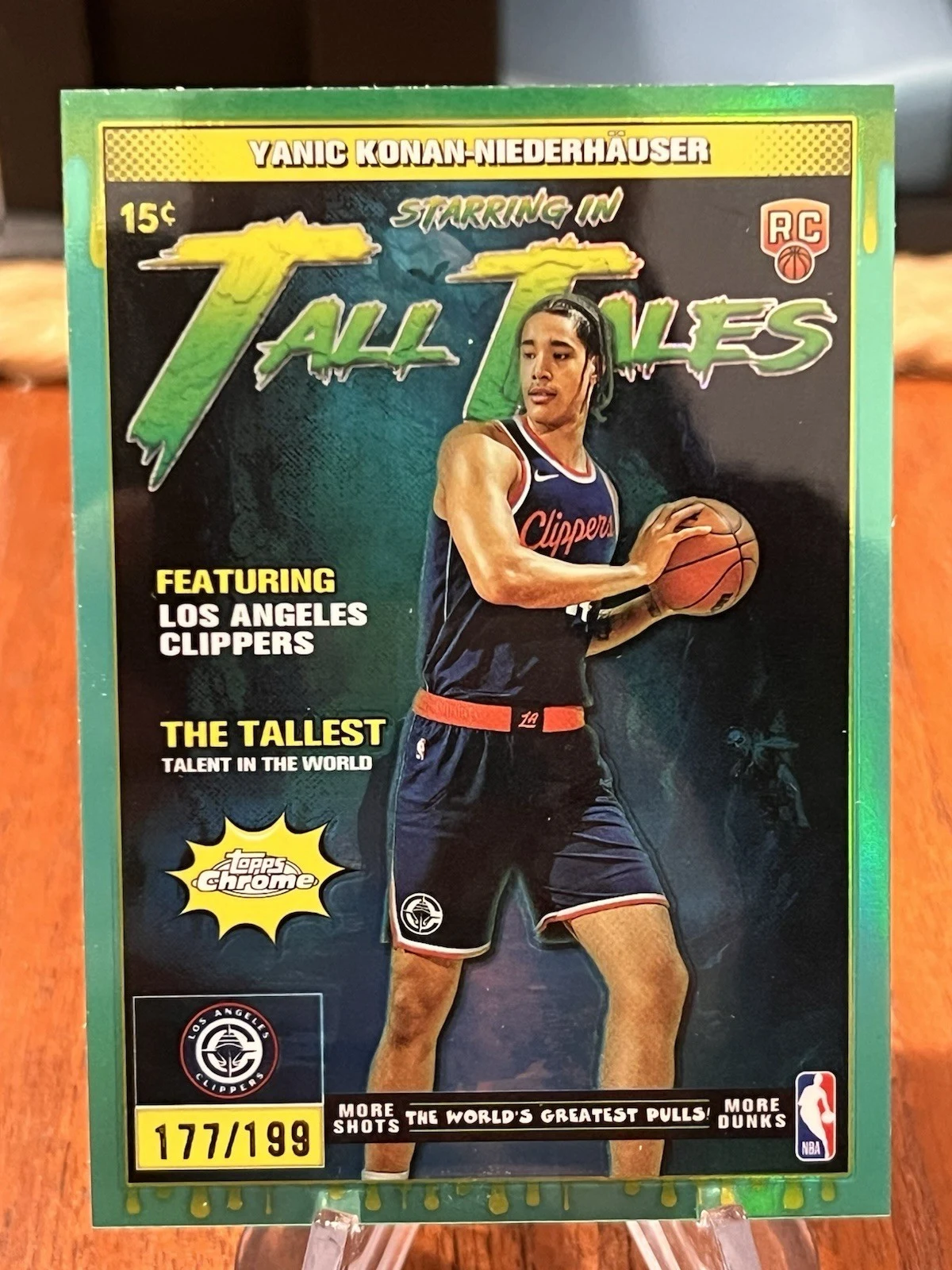 Yanic Konan-Niederhäuser 2025-26 Topps Chrome card