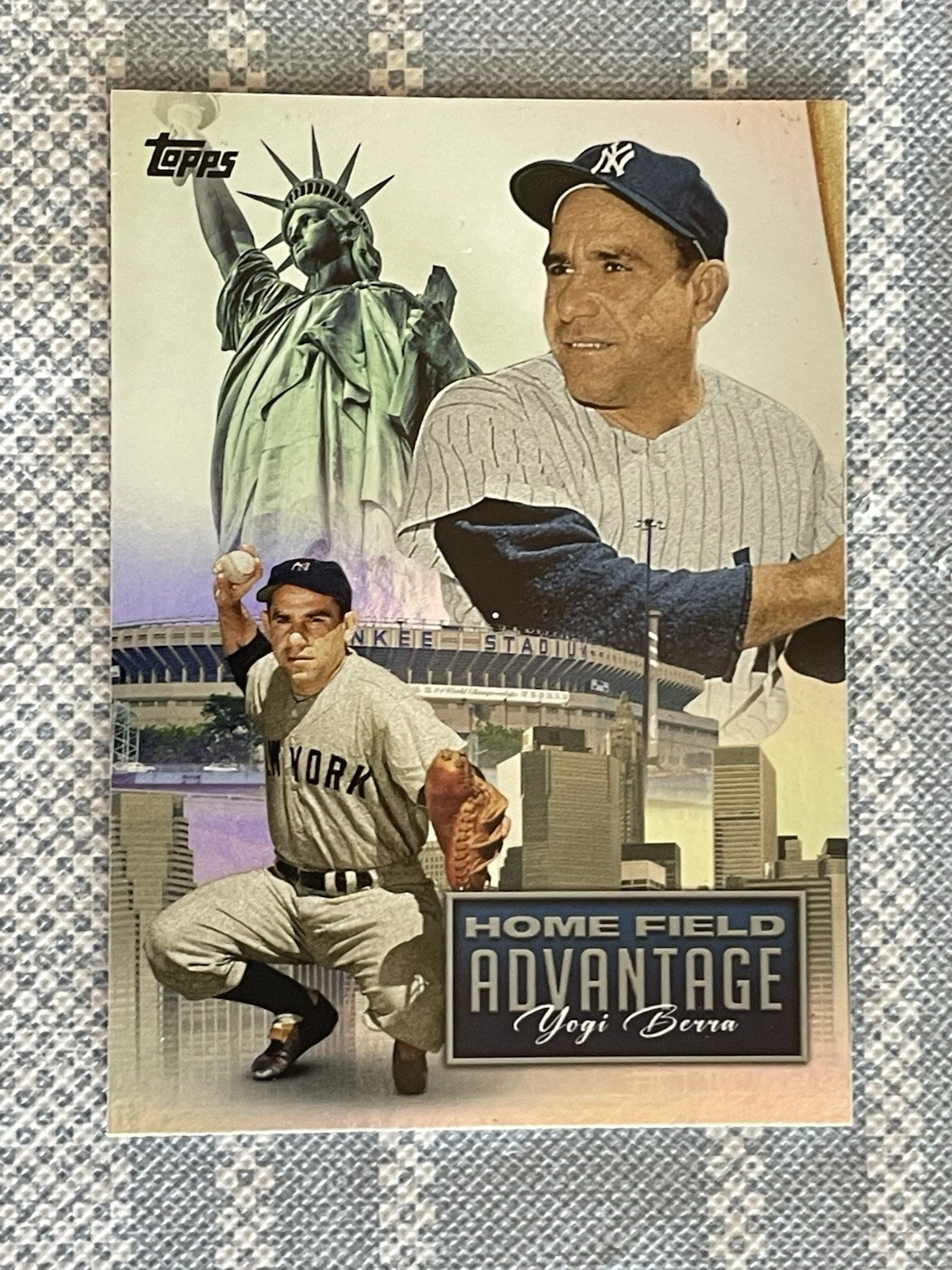 Yogi Berra #LHA-5 2024 Topps Baseball Legendary Home Field Advantage front