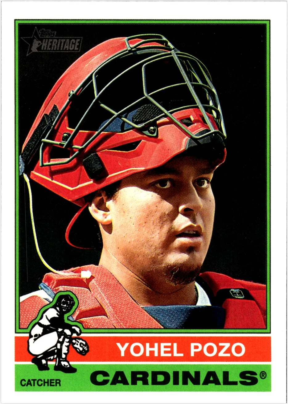 Yohel Pozo 2025 Topps Heritage #683 baseball card - Front