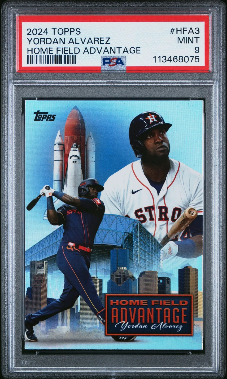 Yordan Alvarez #HFA-3 2024 Topps Baseball Home Field Advantage front