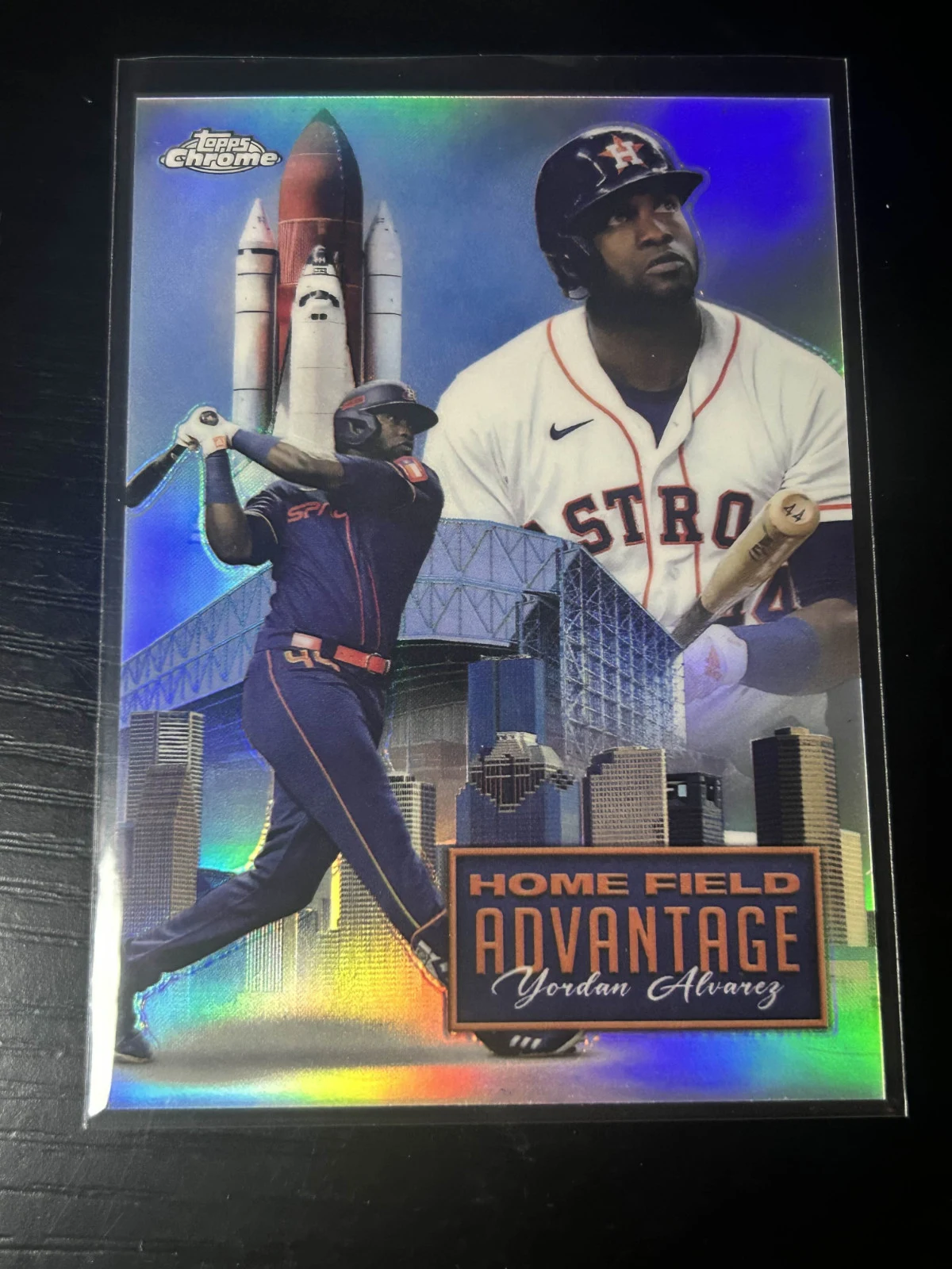 Yordan Alvarez #HFAC-3 2024 Topps Chrome Update Baseball Home Field Advantage front