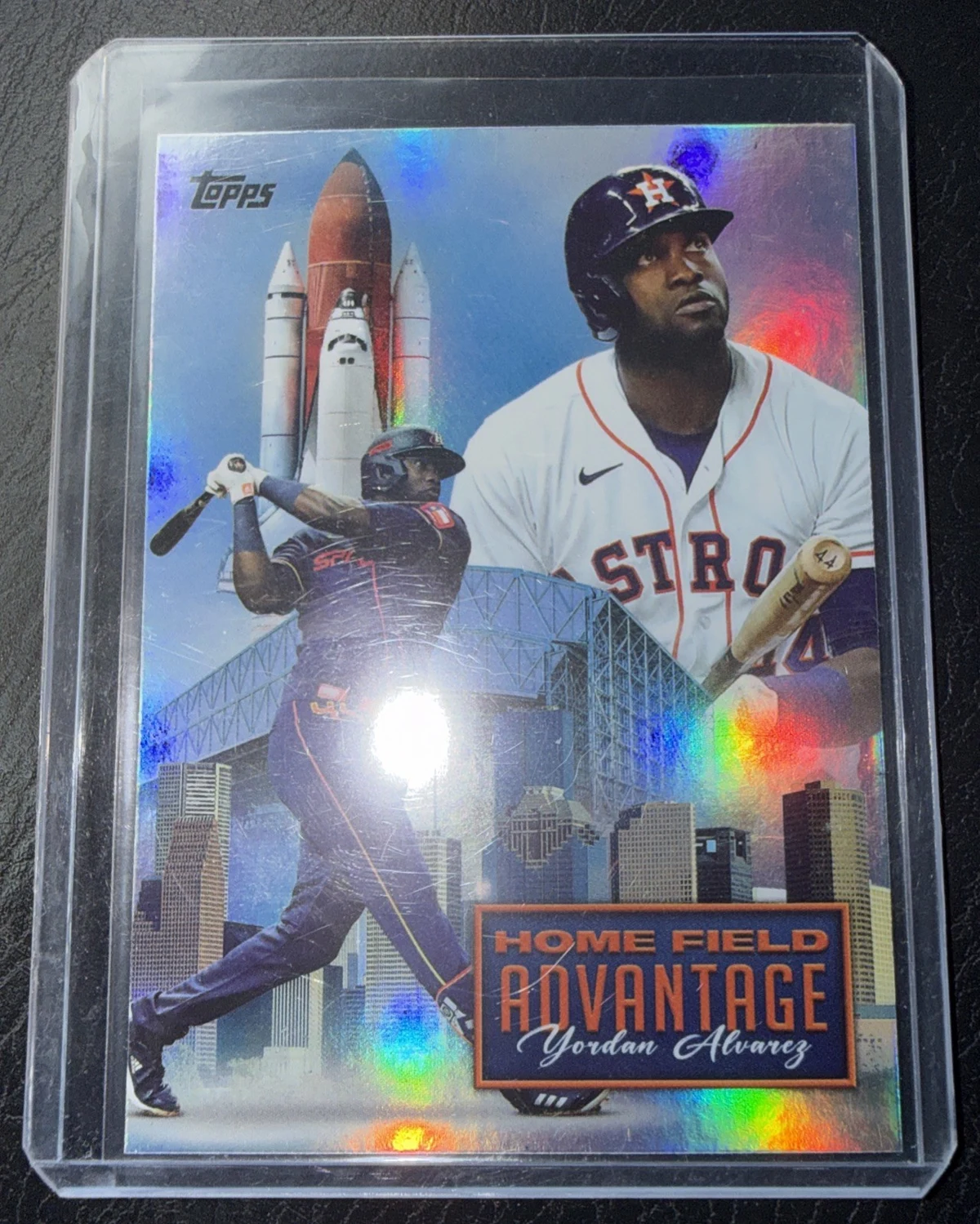 Yordan Alvarez #HFAC-3 2024 Topps Chrome Update Baseball Home Field Advantage front