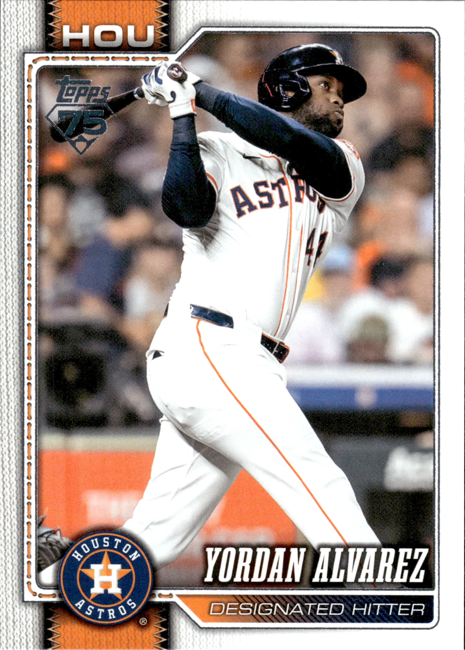 Yordan Alvarez #468 2026 Topps Series 2 Baseball baseball card - Front