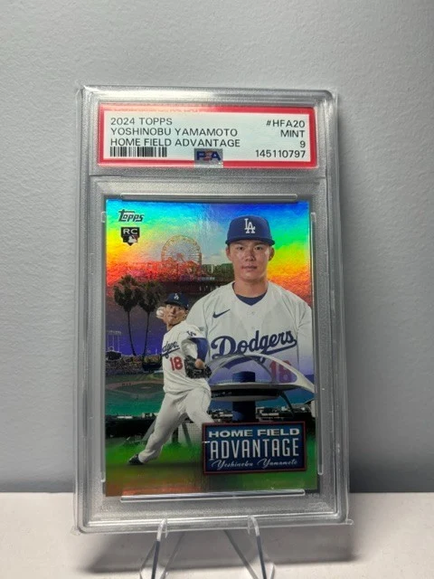 Yoshinobu Yamamoto #HFA-20 2024 Topps Baseball Home Field Advantage front