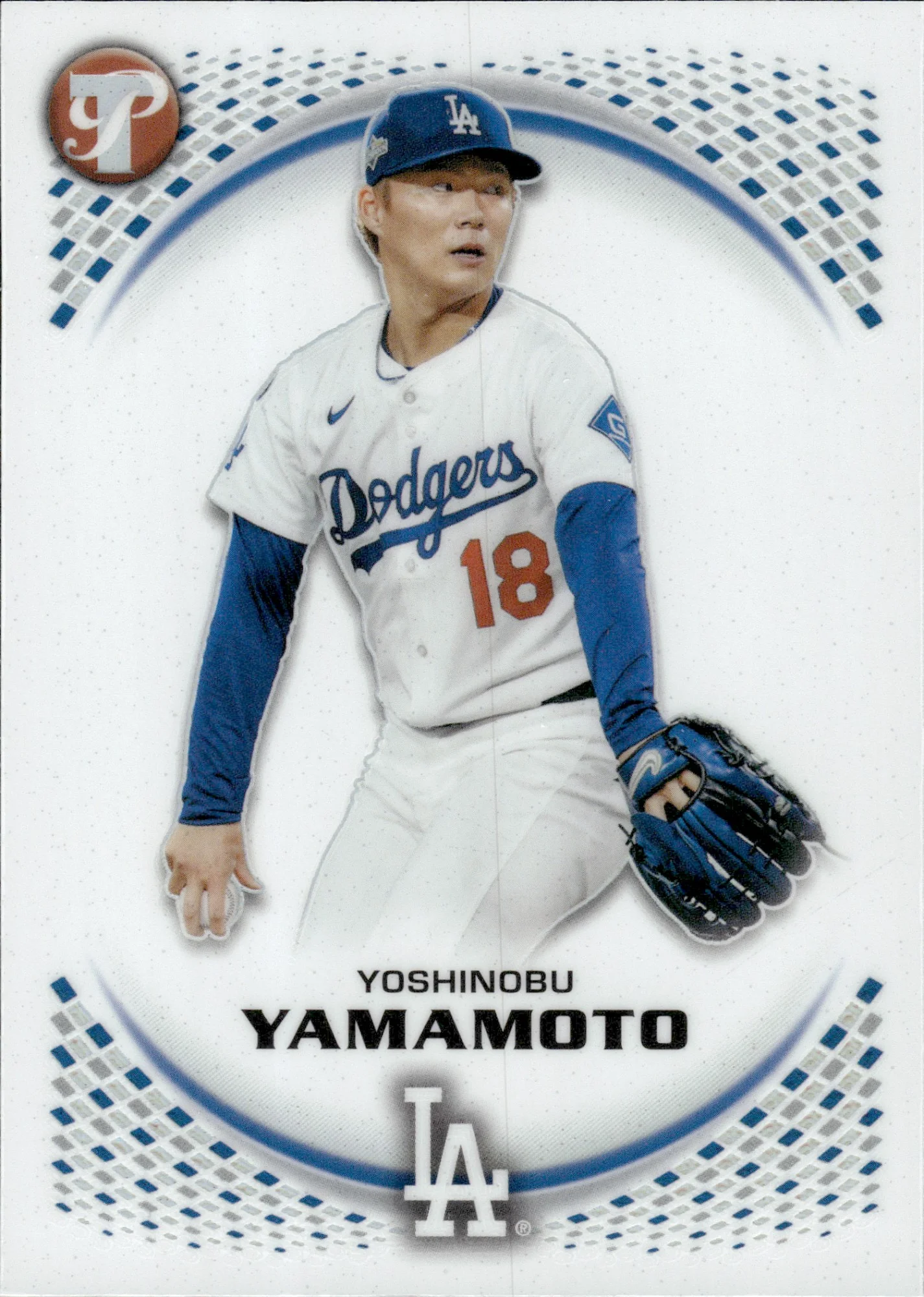 Yoshinobu Yamamoto #100 Refractor 2026 Topps Pristine Baseball baseball card - Front
