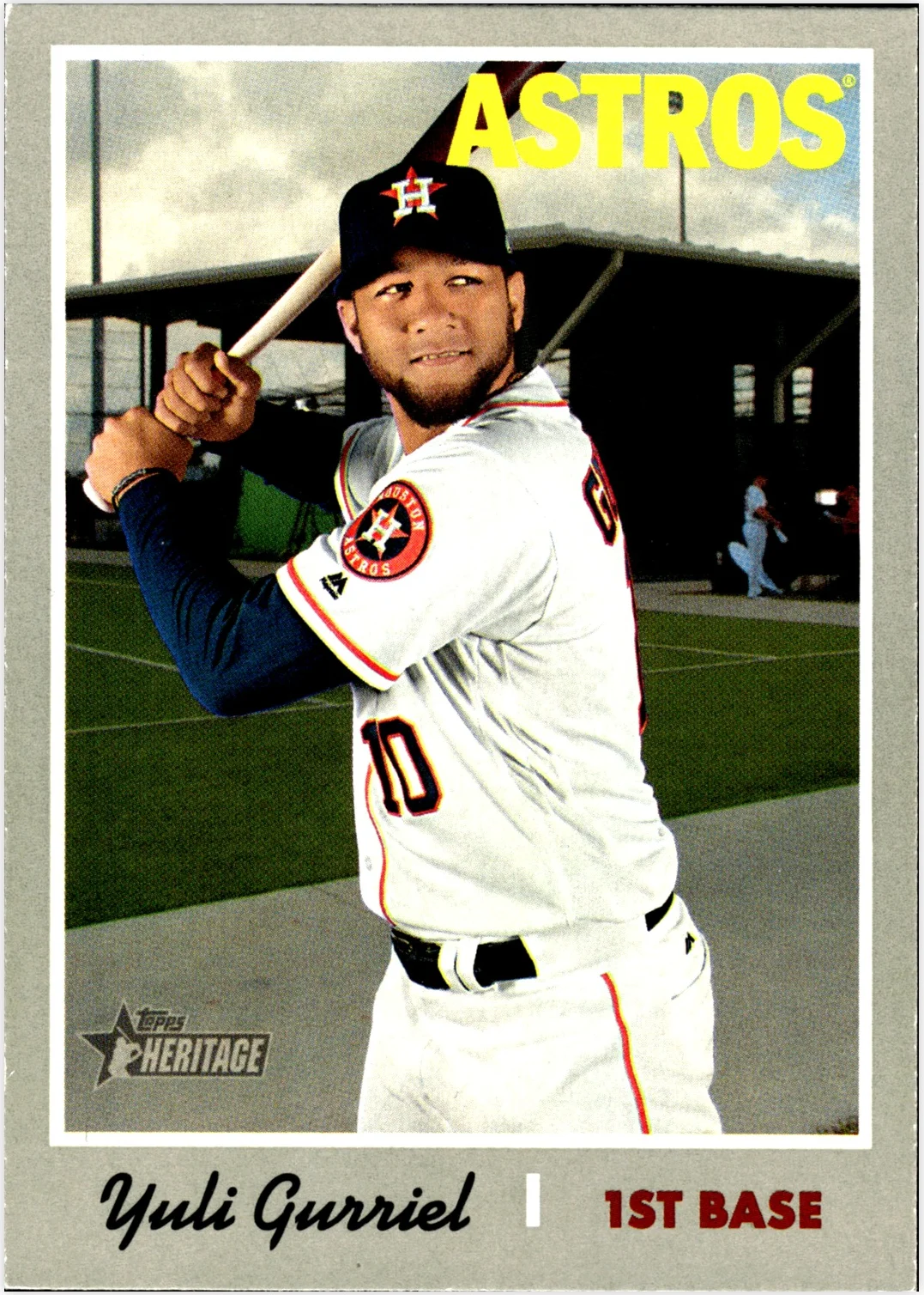 Yuli Gurriel 2019 Topps Heritage #382 baseball card - Front