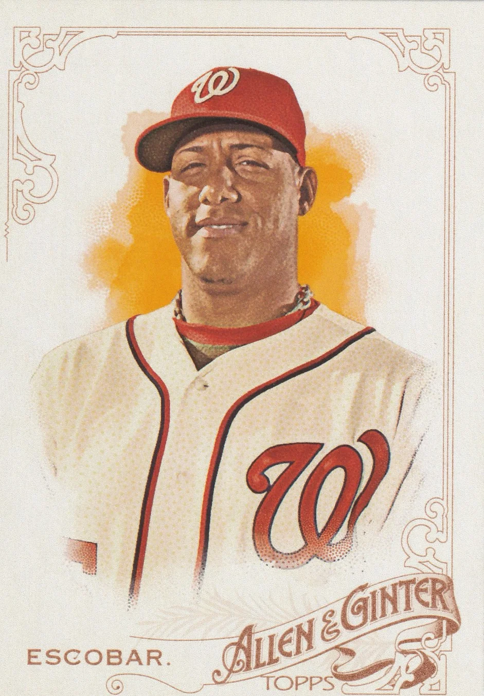 Yunel Escobar 2015 Topps Allen & Ginter #106 baseball card - Front