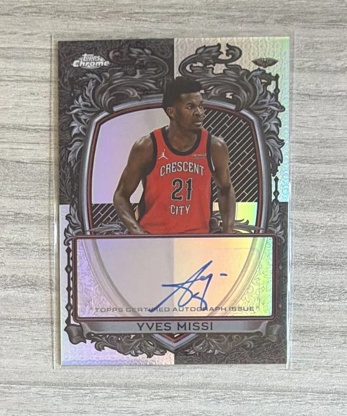 Yves Missi 2025 Topps Chrome Basketball card