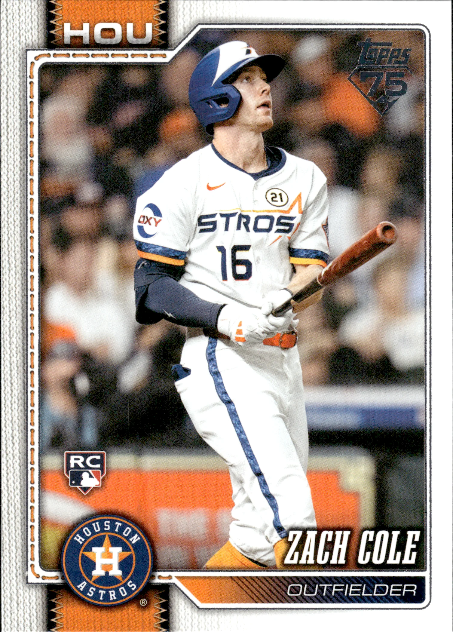 Zach Cole #601 Rookie Card 2026 Topps Series 2 Baseball baseball rookie card - Front