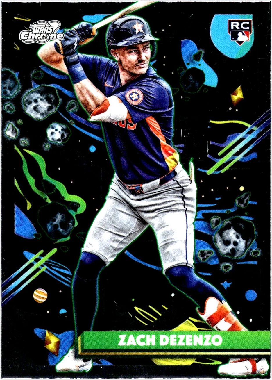 Zach Dezenzo 2025 Topps Chrome Cosmic #155 baseball rookie card - Front