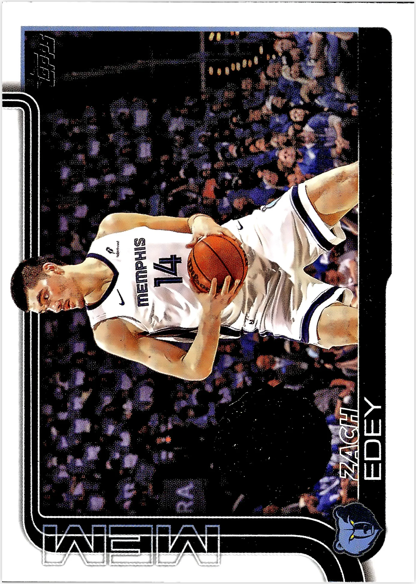 Zach Edey 2025-26 Topps #186 basketball card - Front