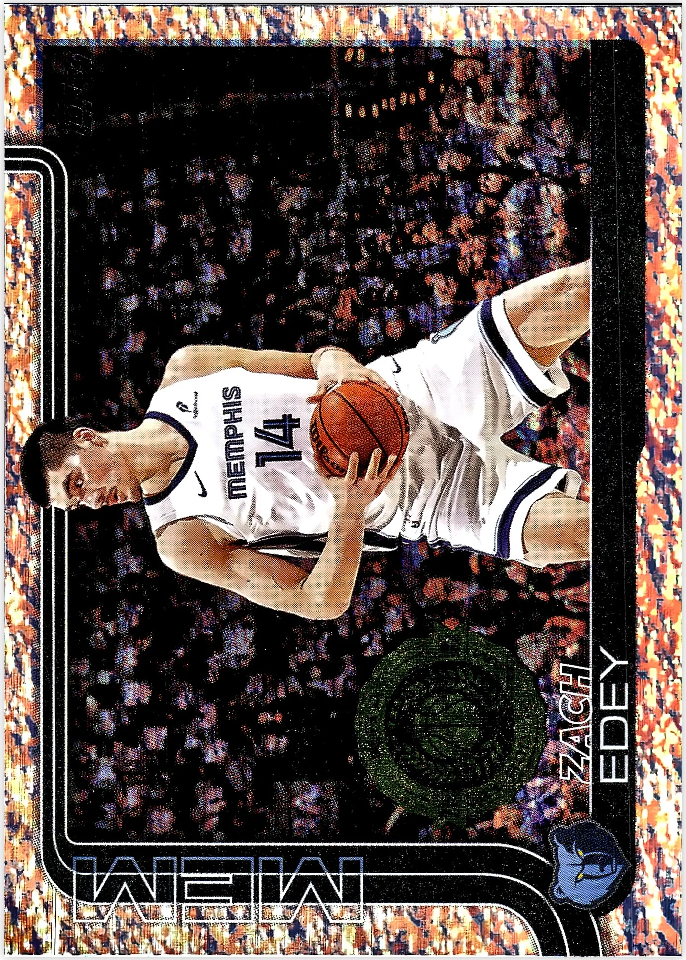 Zach Edey 2025-26 Topps #186 Sandglitter basketball card - Front
