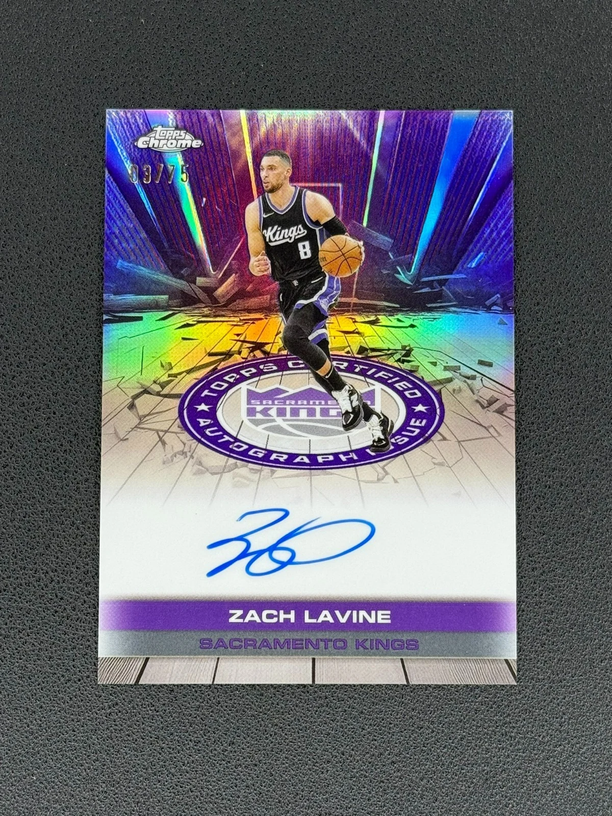 Zach LaVine 2025-26 Topps Chrome card