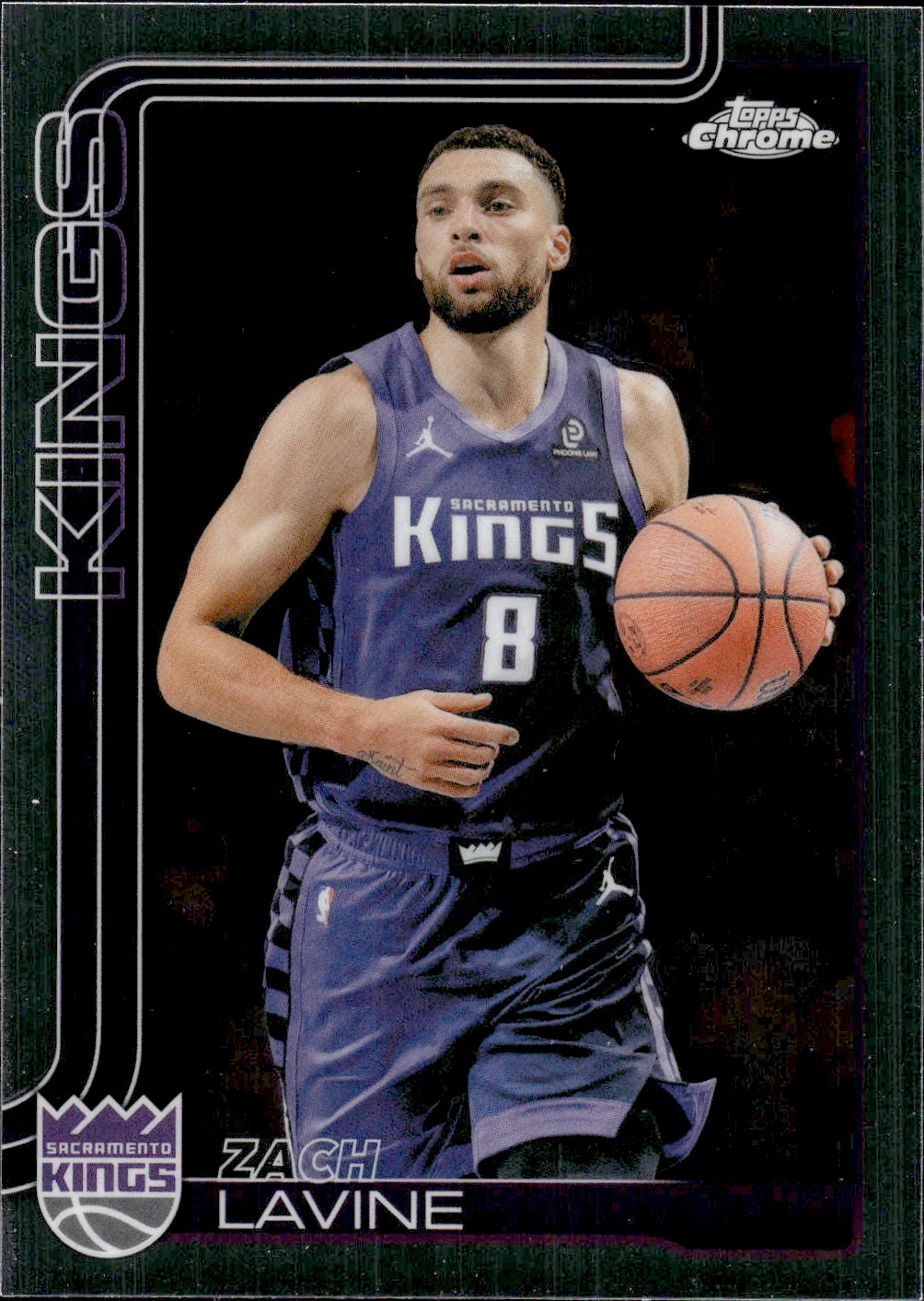 Zach LaVine #63 2025 Topps Chrome Update Basketball basketball card - Front