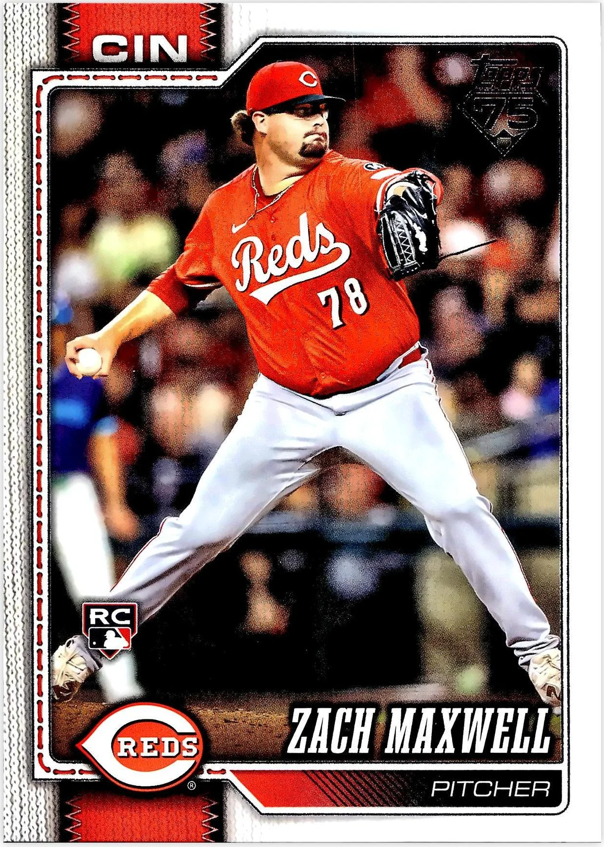 Zach Maxwell 2026 Topps #143 baseball rookie card - Front