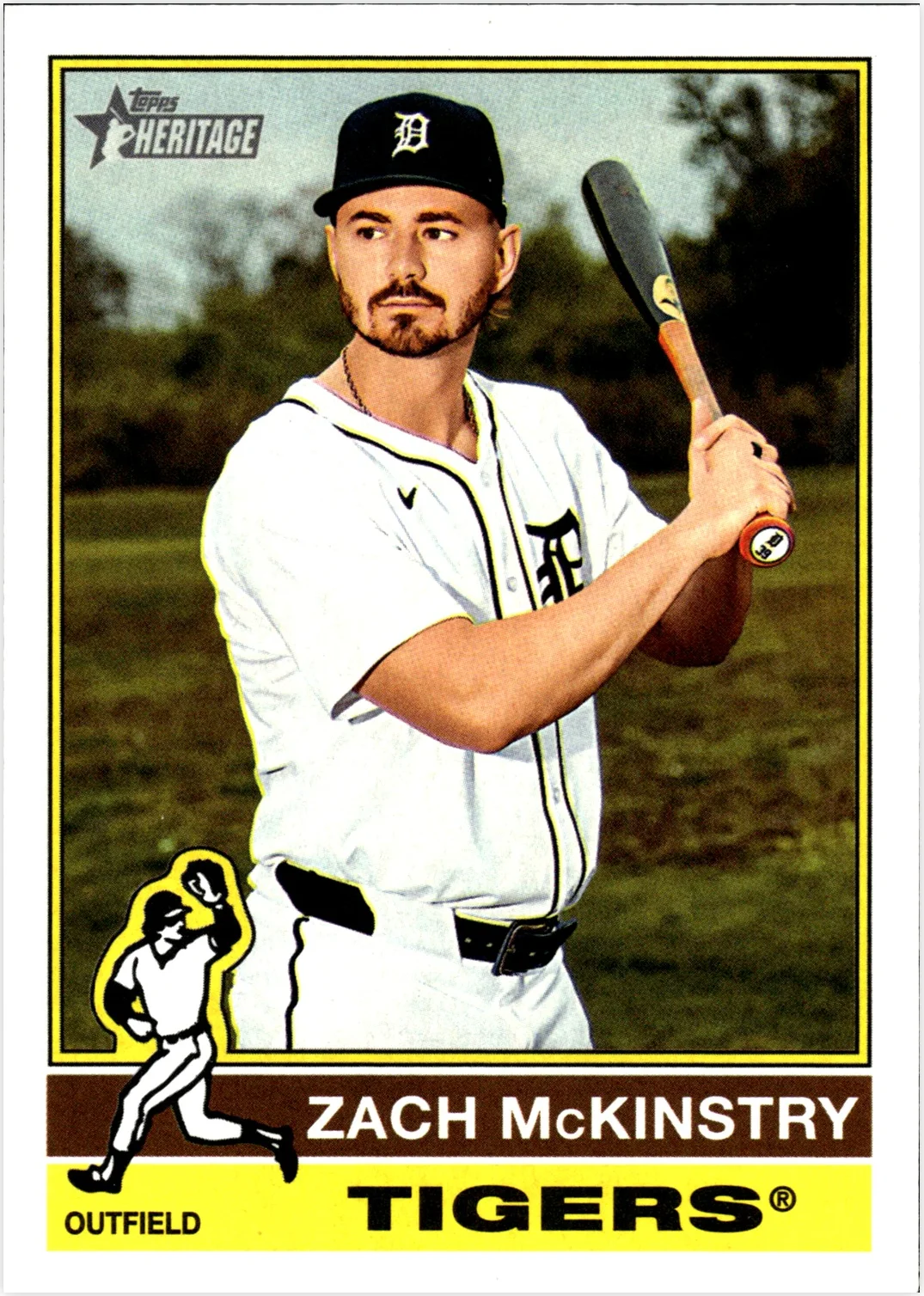 Zach McKinstry 2025 Heritage High Number #591 baseball card - Front