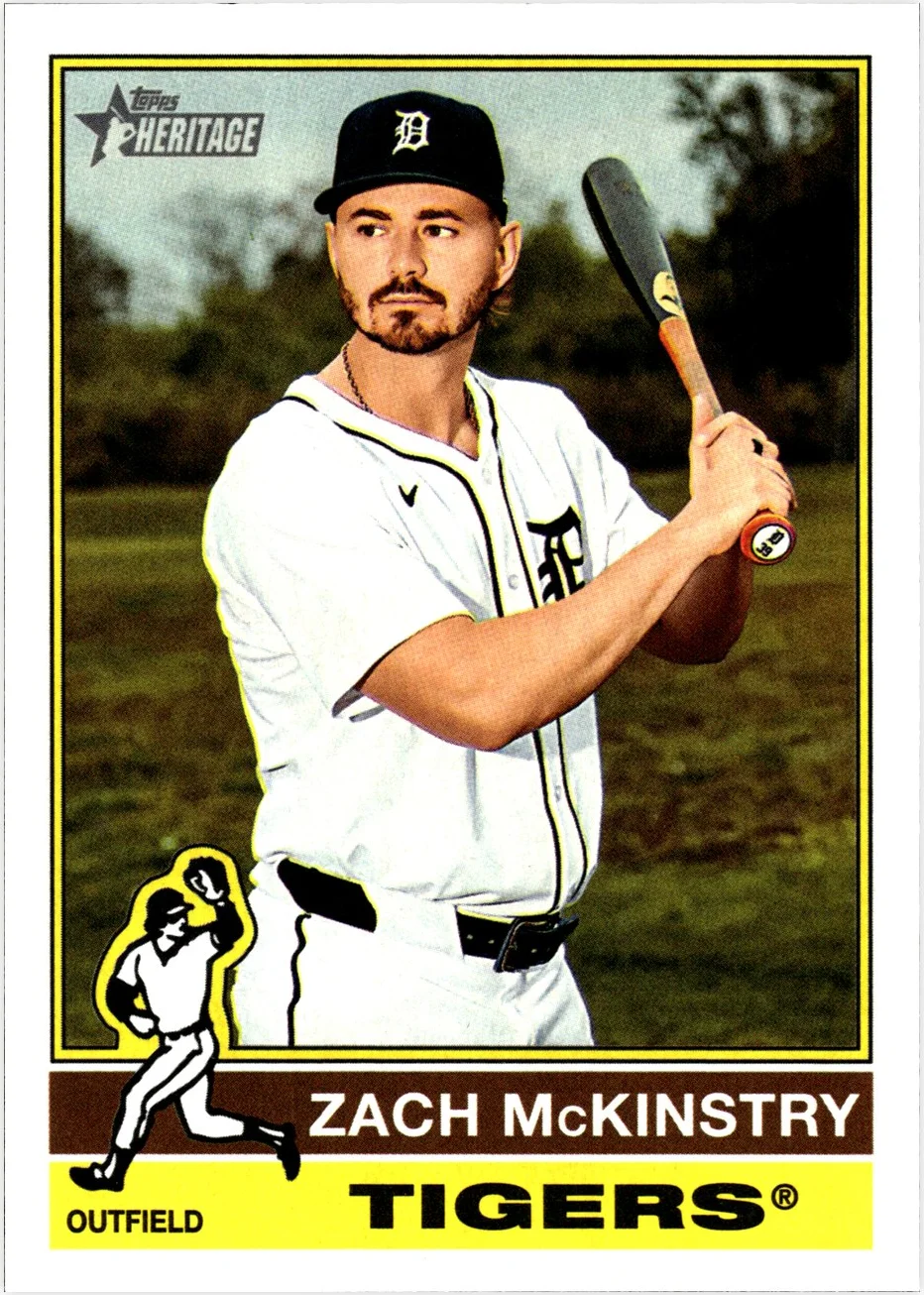 Zach McKinstry 2025 Topps Heritage #591 baseball card - Front
