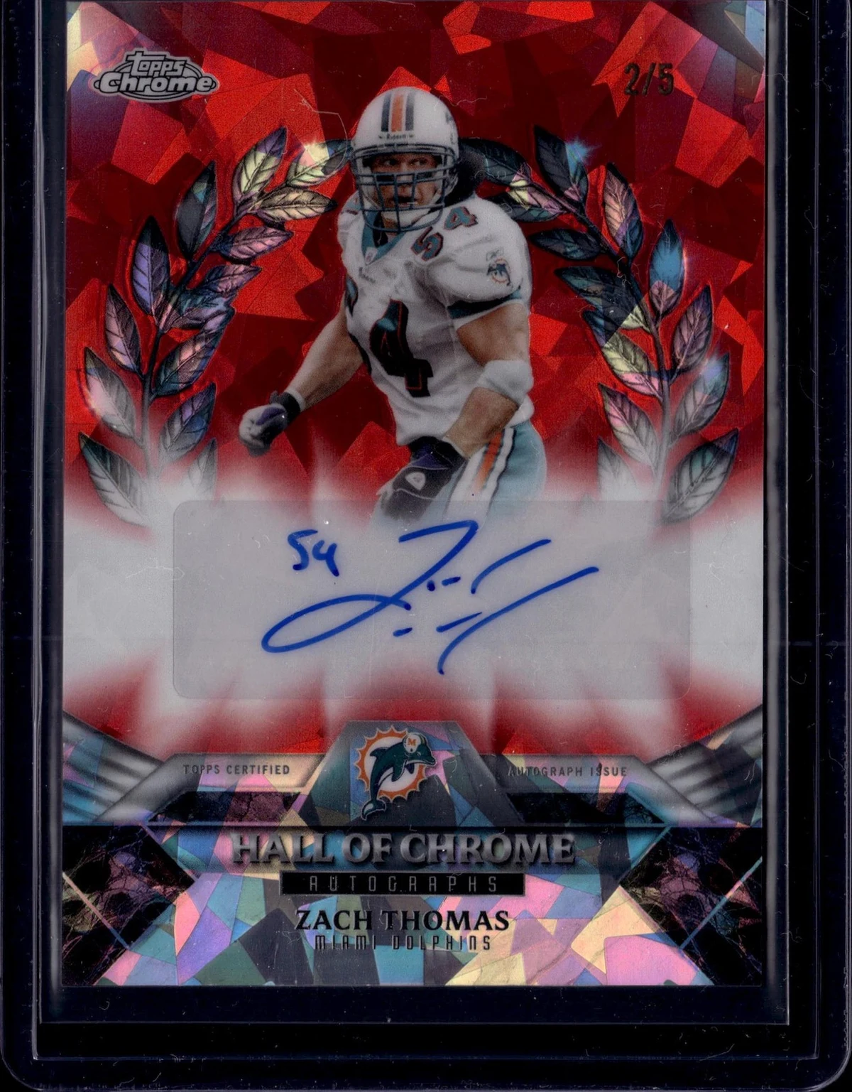 Zach Thomas 2025 Topps Chrome Football card
