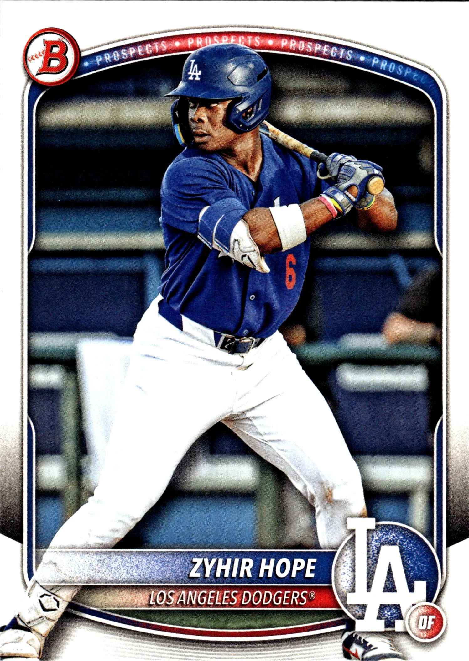 Zyhir Hope 2025 Bowman #BP-2 baseball card - Front