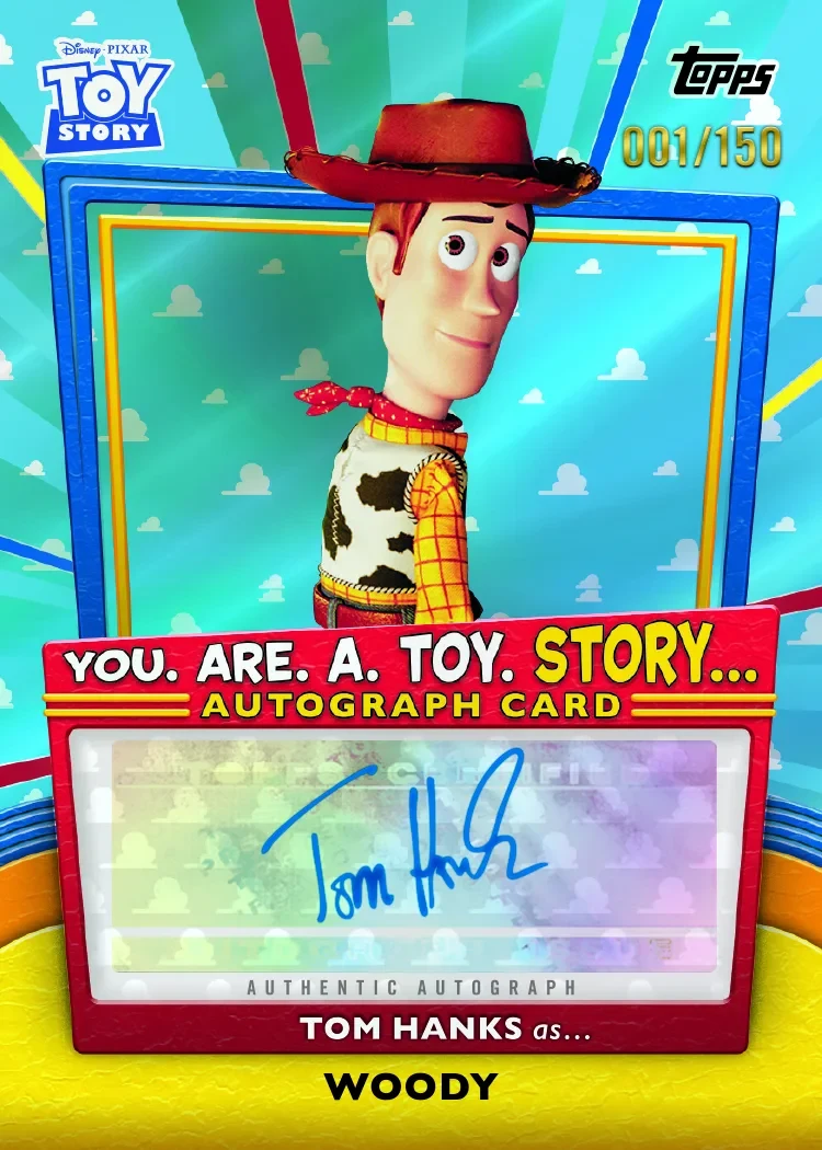 Woody autograph card