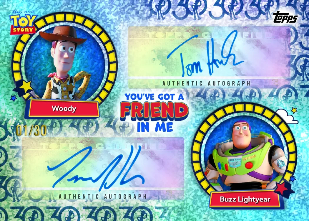 Buzz and Woody dual card