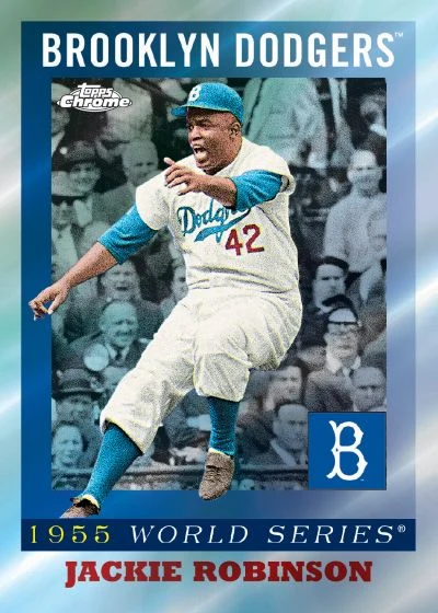 Jackie Robinson 1955 World Series insert