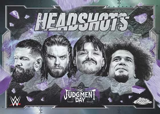 2025 Topps Chrome WWE Headshots insert