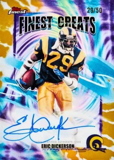 Eric Dickerson Greats Autograph